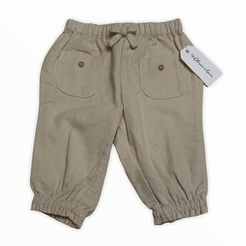 NWT Oliver & Rain Beige Baby Cord (6 Mo)